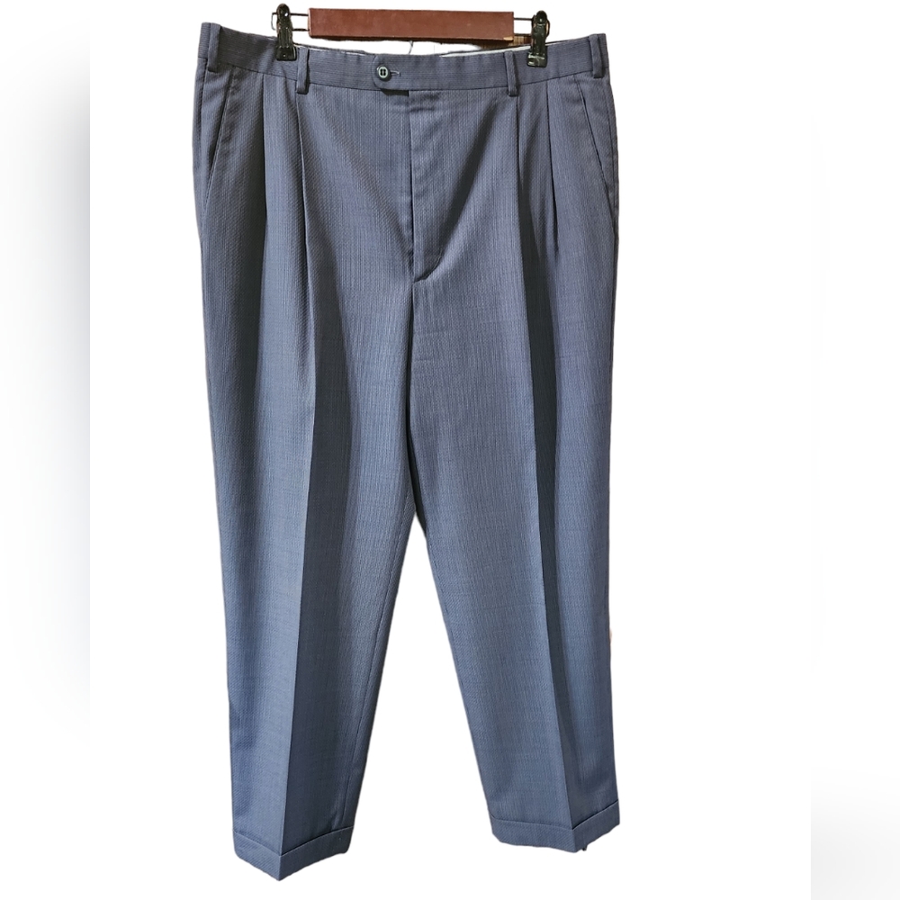 Zanella Parker Sharkskin Dress Pants Men's Size 36